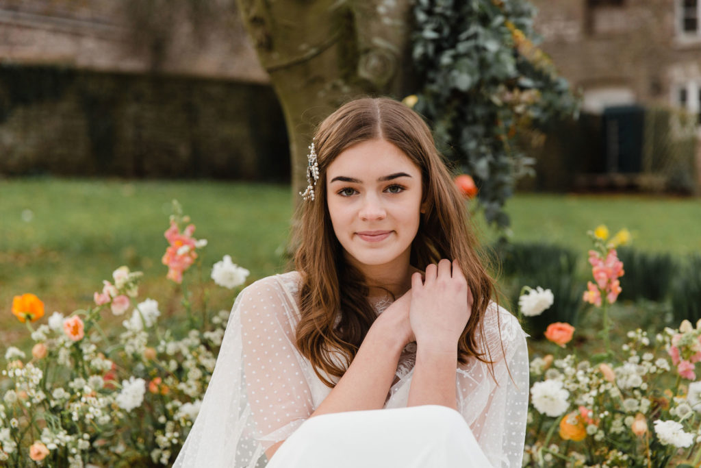 Garden Wedding with Blue Wedding Dress and Ethereal Fairy Vibes