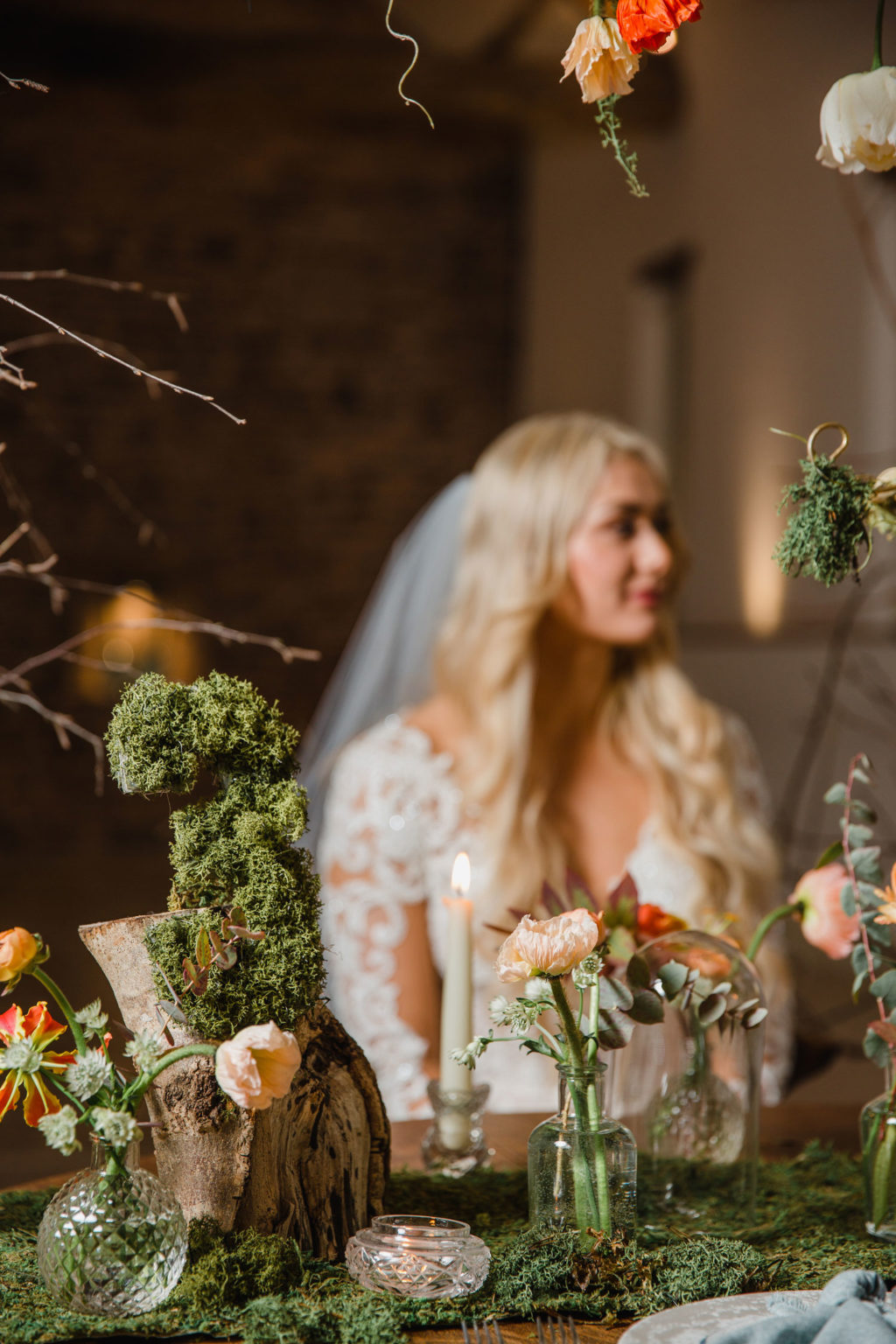 Garden Wedding with Blue Wedding Dress and Ethereal Fairy Vibes