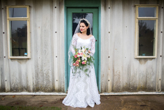 1940's Wedding Inspiration With Regal Crowns and Vintage Styling