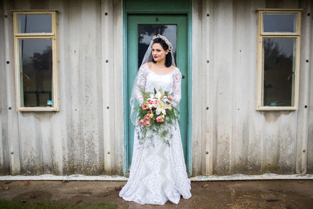 1940's Wedding Inspiration With Regal Crowns and Vintage Styling