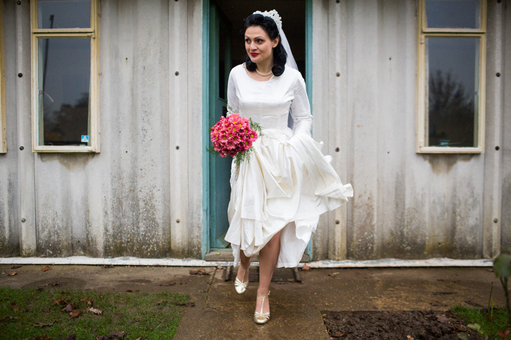 1940's Wedding Inspiration With Regal Crowns and Vintage Styling