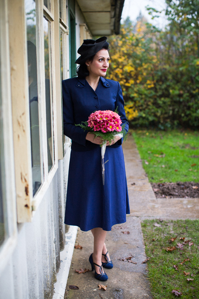 1940's Wedding Inspiration With Regal Crowns and Vintage Styling