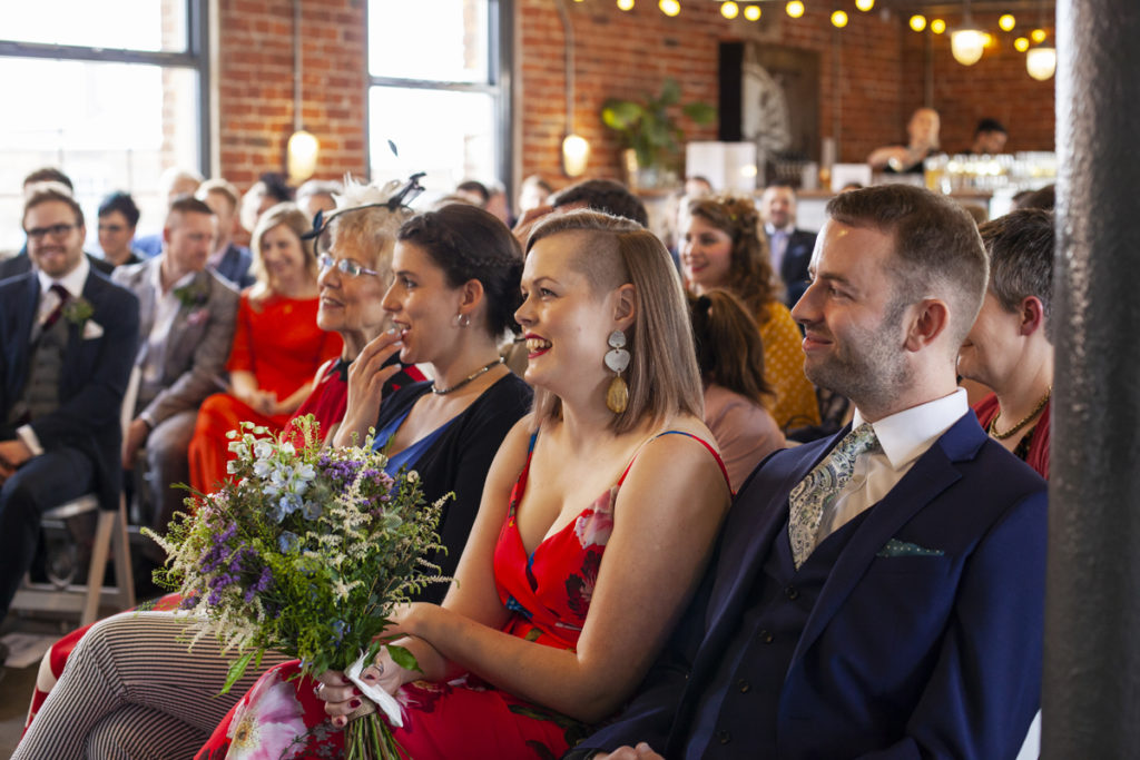 Industrial Brewery Wedding in Yorkshire with a Crossword Theme