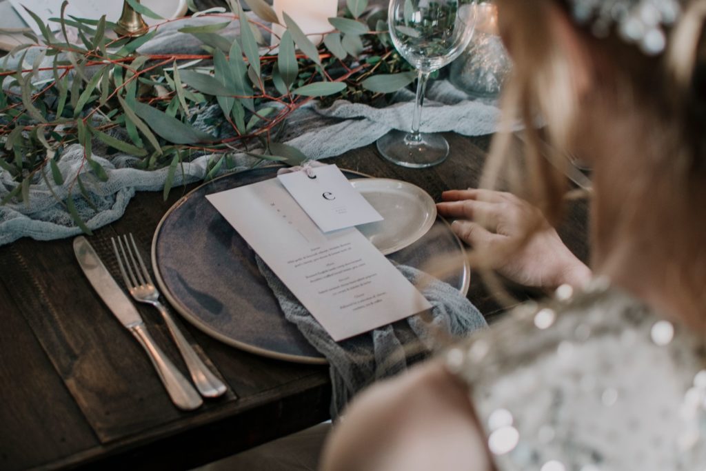 Contemporary Wedding Inspiration with Eclectic Grey Styling