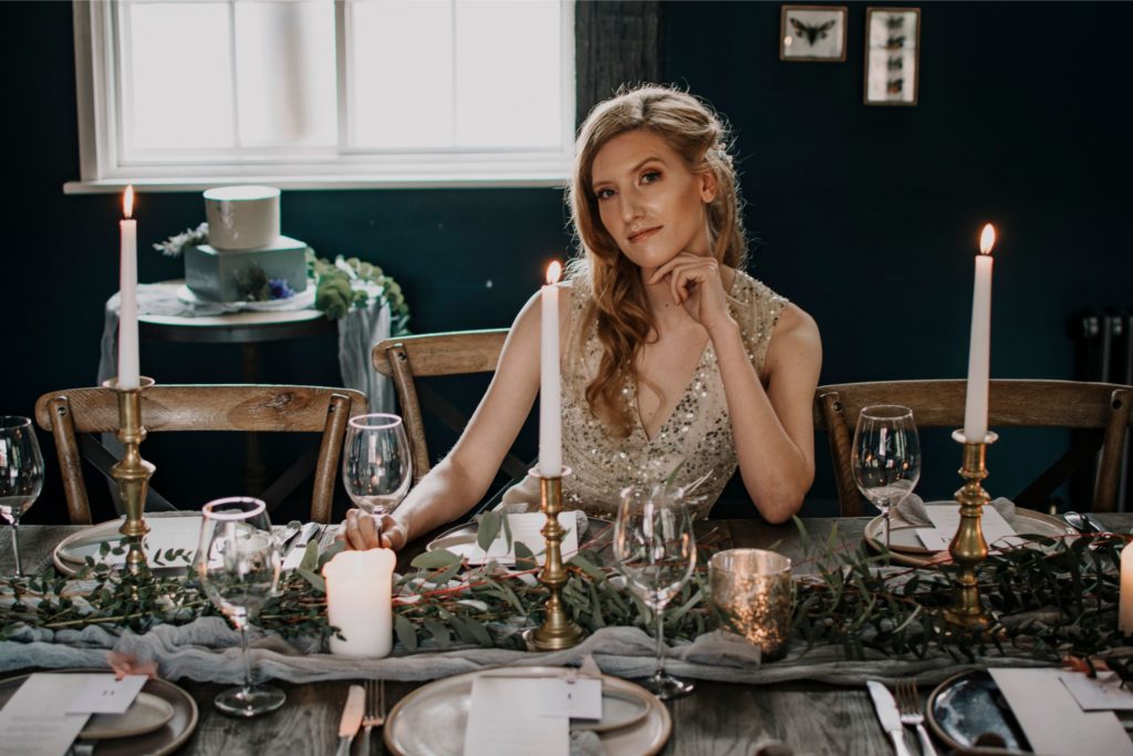 Contemporary Wedding Inspiration with Eclectic Grey Styling