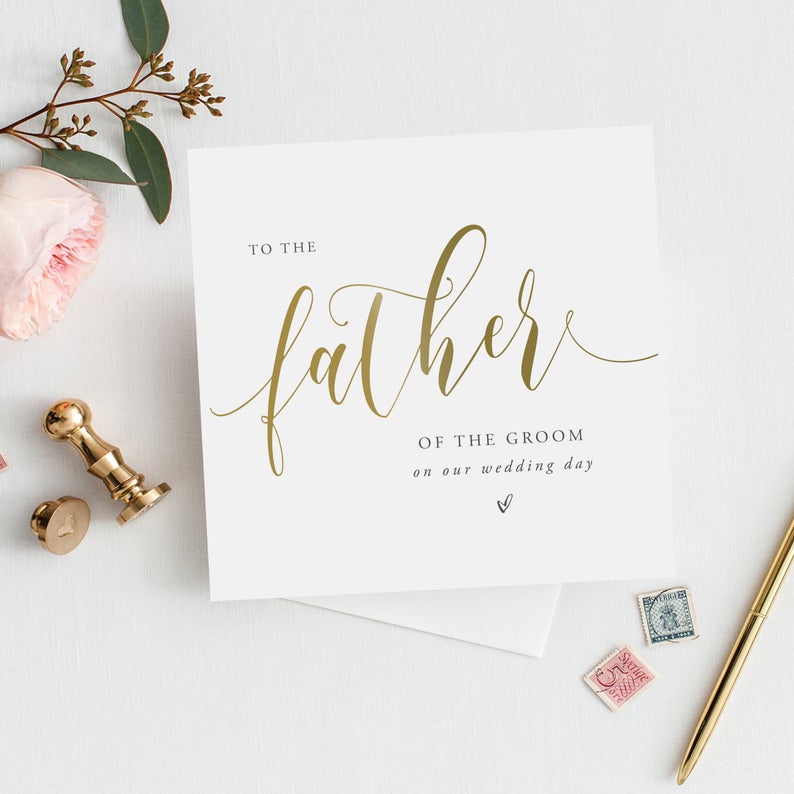 father of the bride card