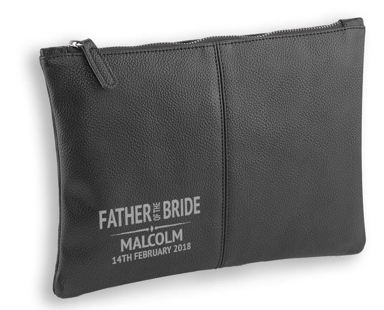 Father of the groom wash bag