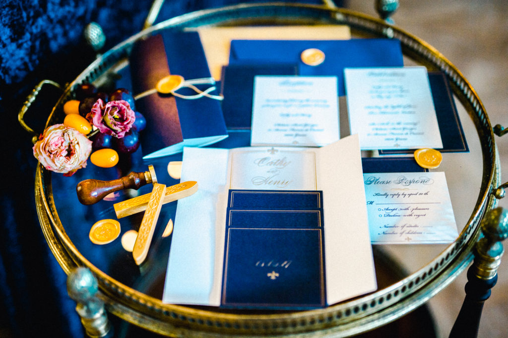 Luxury Chateau Wedding with Opulent Colourful Styling