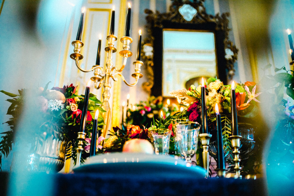 Luxury Chateau Wedding with Opulent Colourful Styling