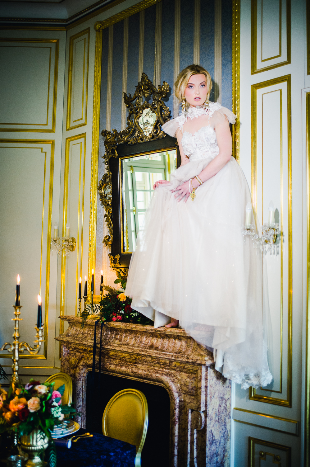 Luxury Chateau Wedding with Opulent Colourful Styling