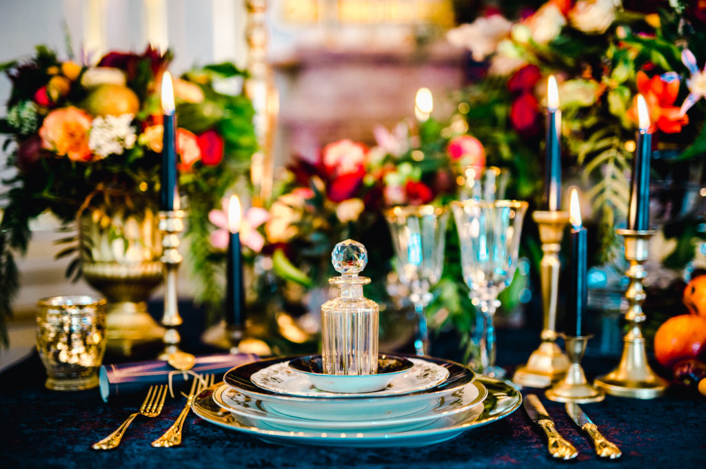 Luxury Chateau Wedding with Opulent Colourful Styling