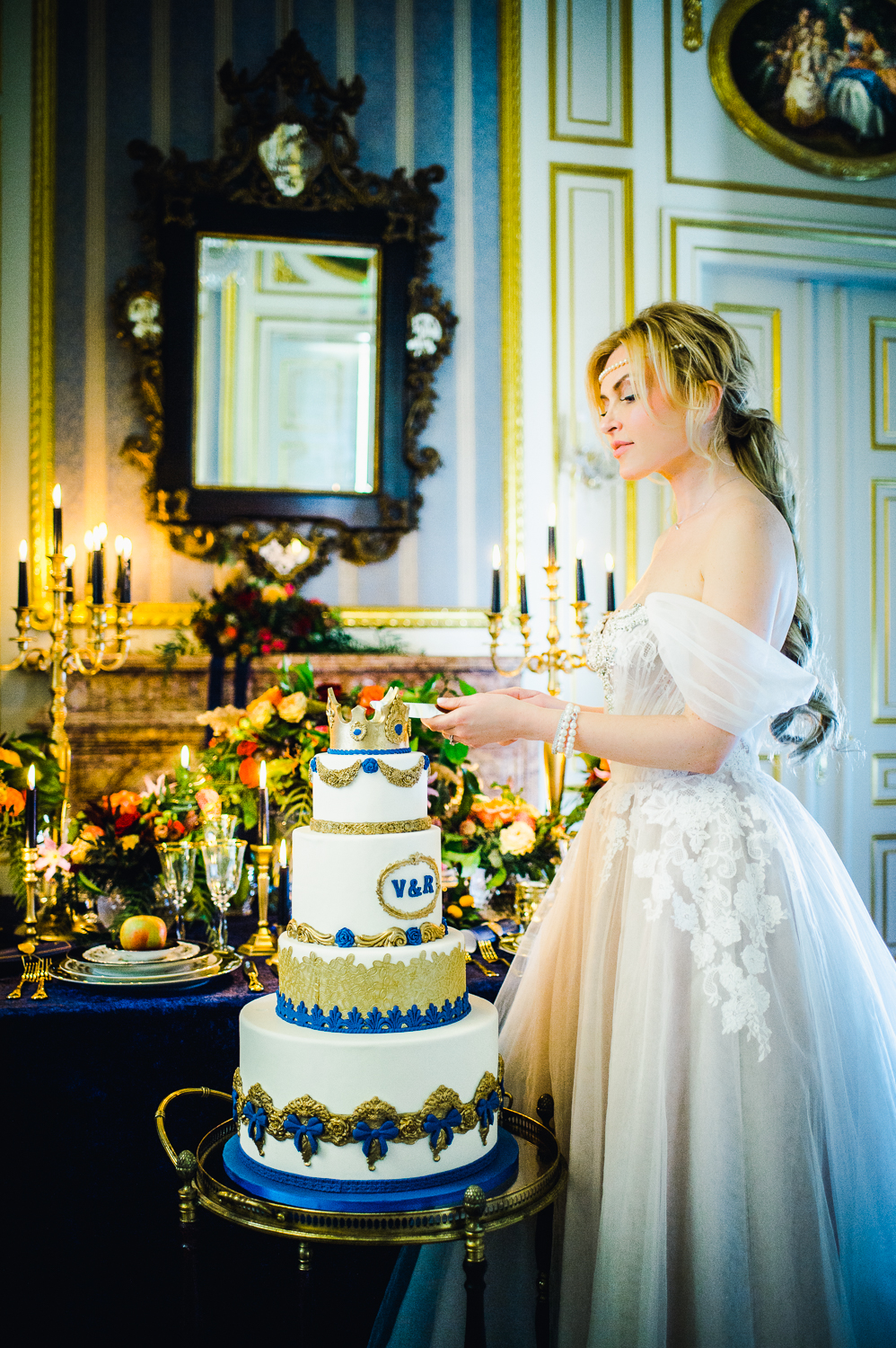 Luxury Chateau Wedding with Opulent Colourful Styling