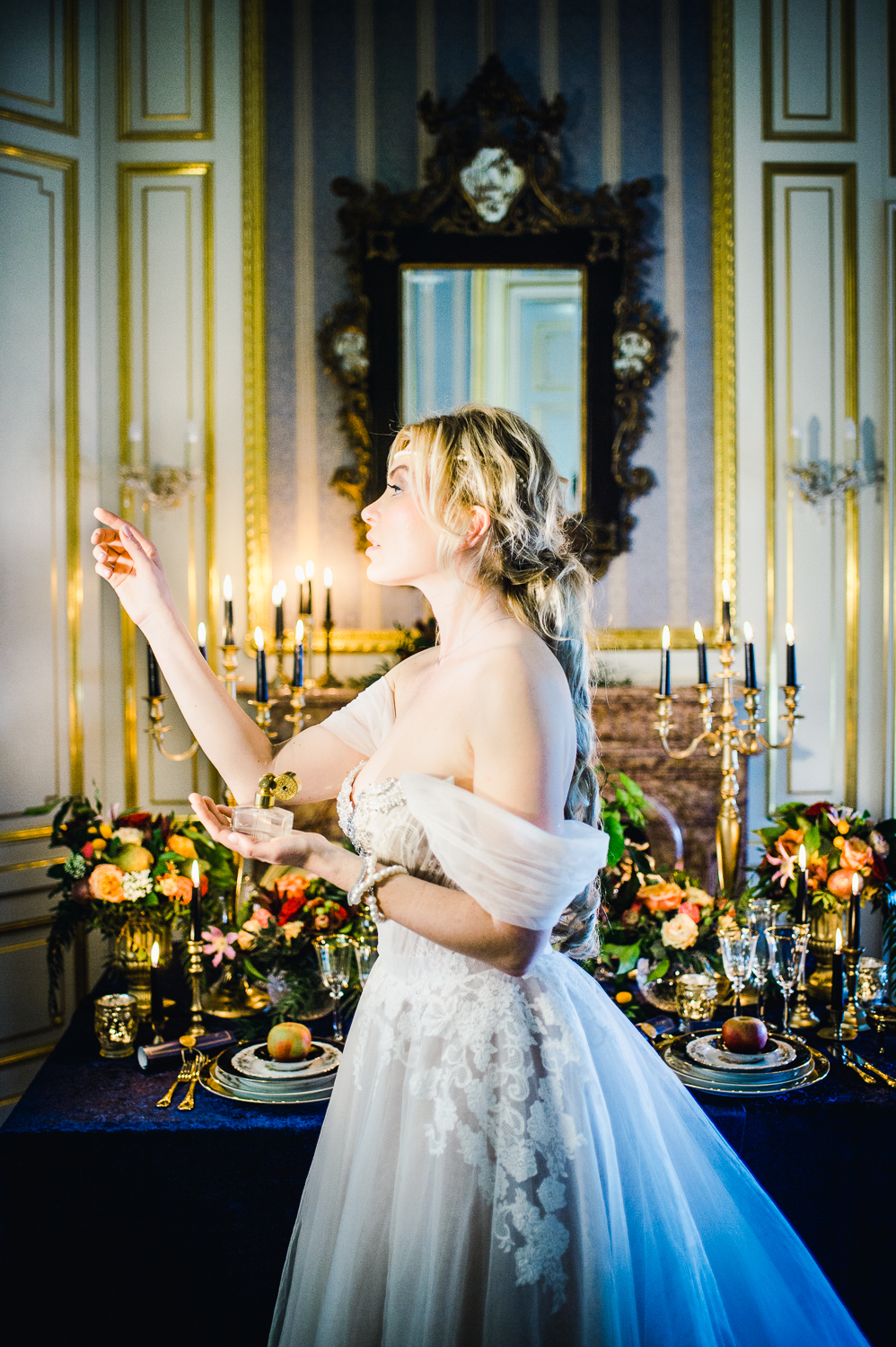 Luxury Chateau Wedding with Opulent Colourful Styling