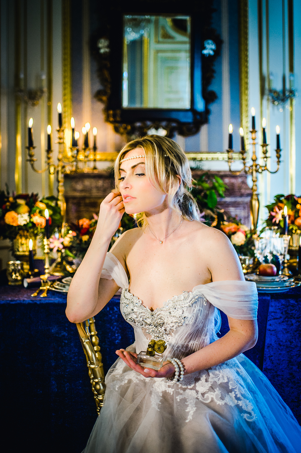 Luxury Chateau Wedding with Opulent Colourful Styling