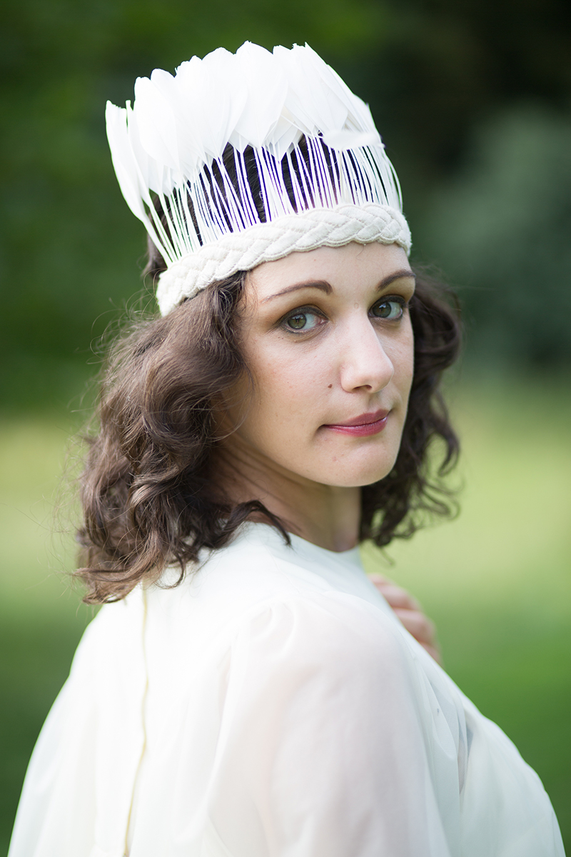 1970's Wedding Inspiration with Feather Headdresses and Boho Sleeves