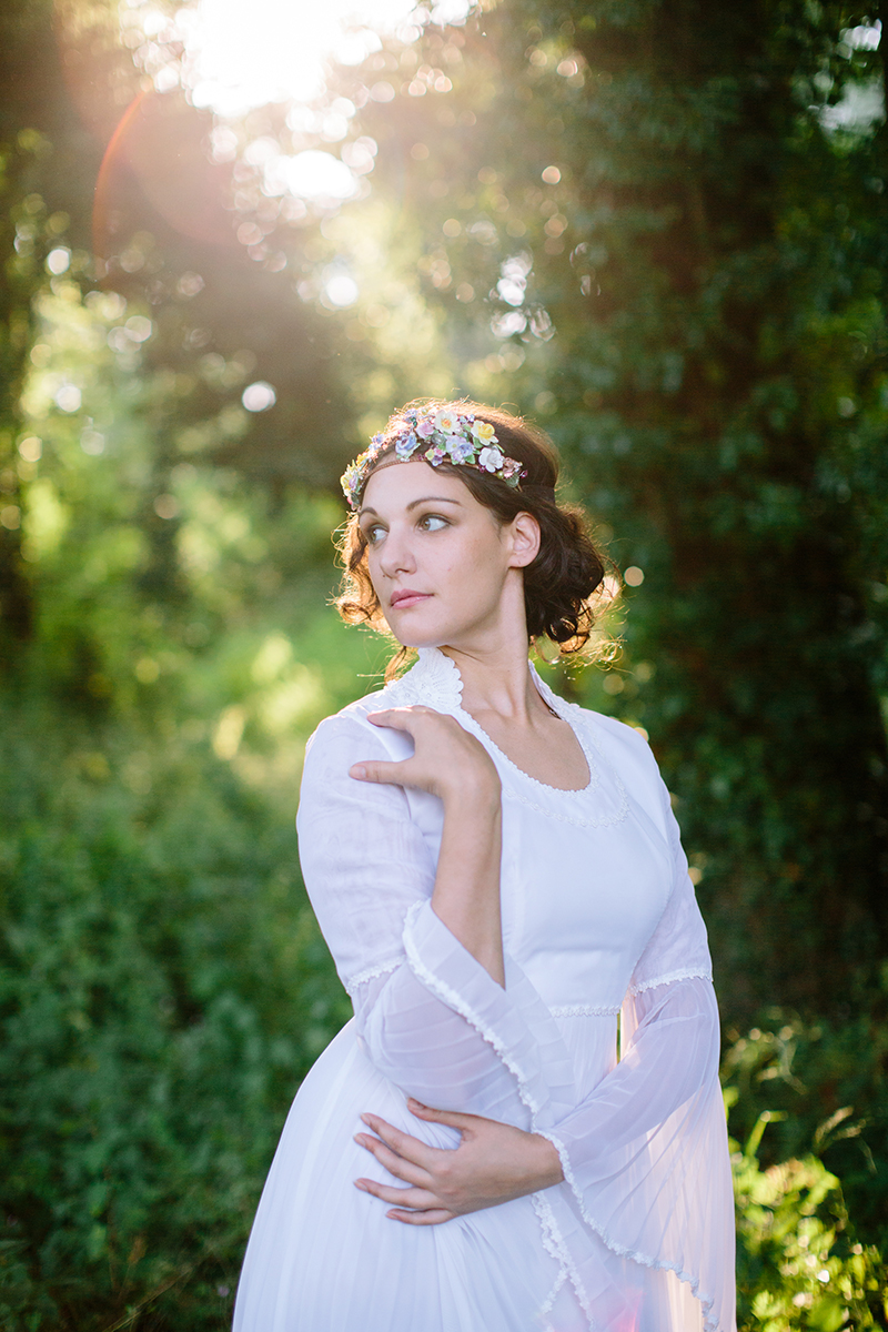 1970's Wedding Inspiration with Feather Headdresses and Boho Sleeves