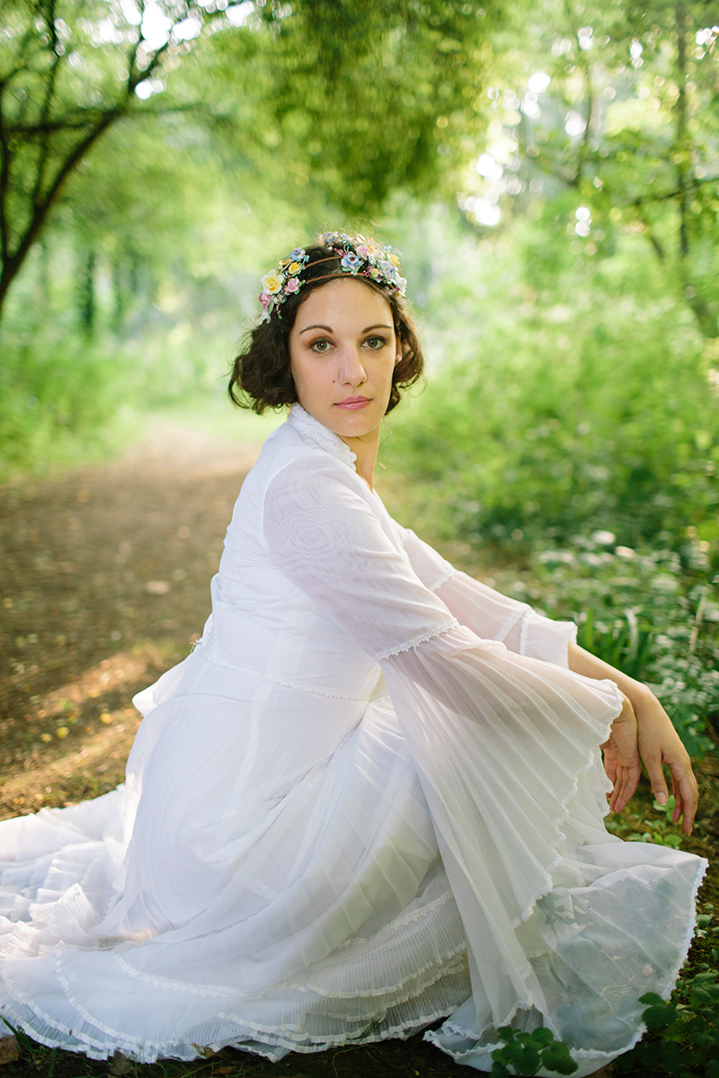 1970's Wedding Inspiration with Feather Headdresses and Boho Sleeves