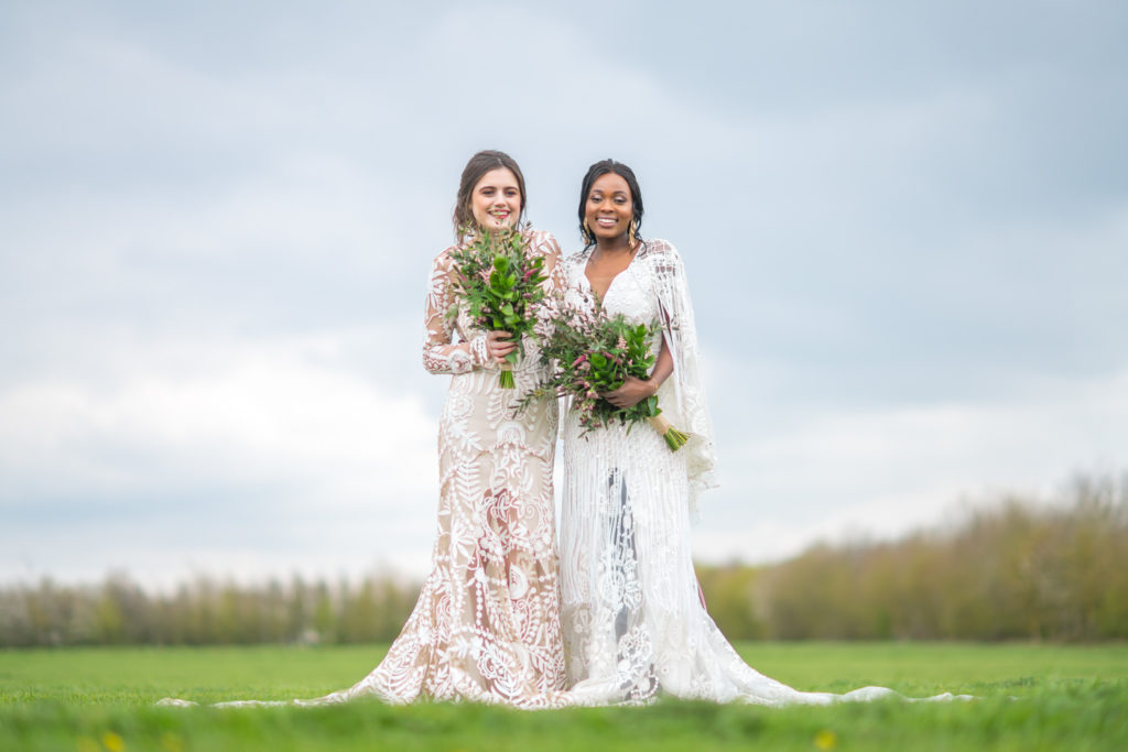 Countryside Wedding At Applewood Hall With Green and Gold Styling