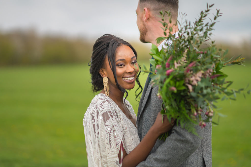 Countryside Wedding At Applewood Hall With Green and Gold Styling