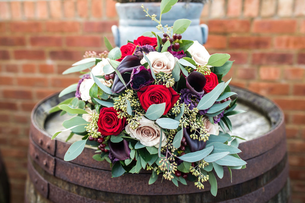 Eclectic Wedding With Gothic Cake And A French Bulldog Bridesmaid