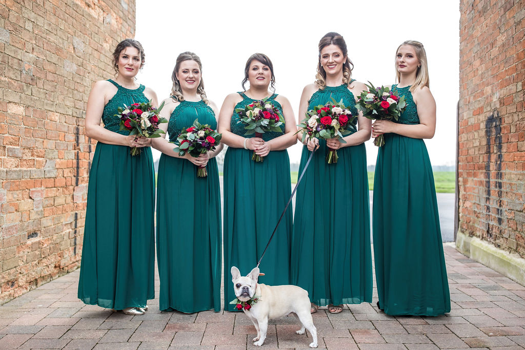 Eclectic Wedding With Gothic Cake And A French Bulldog Bridesmaid