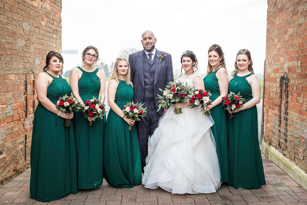 Eclectic Wedding With Gothic Cake And A French Bulldog Bridesmaid