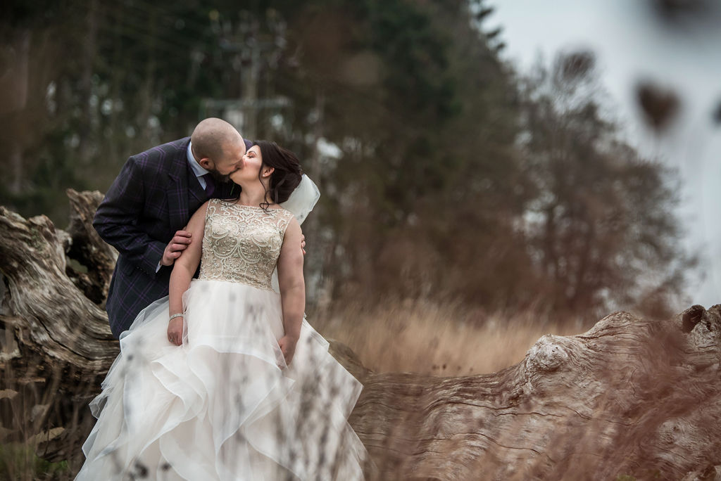 Eclectic Wedding With Gothic Cake And A French Bulldog Bridesmaid