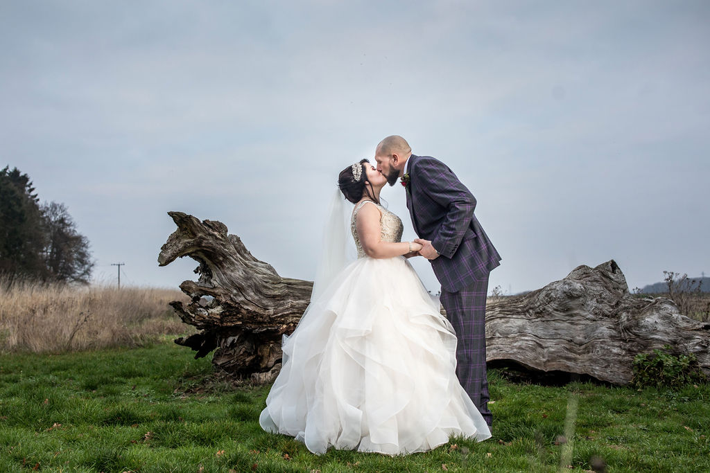 Eclectic Wedding With Gothic Cake And A French Bulldog Bridesmaid