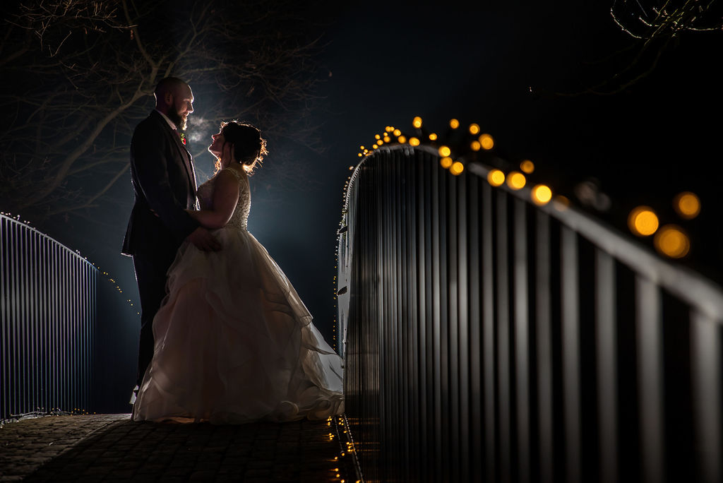 Eclectic Wedding With Gothic Cake And A French Bulldog Bridesmaid