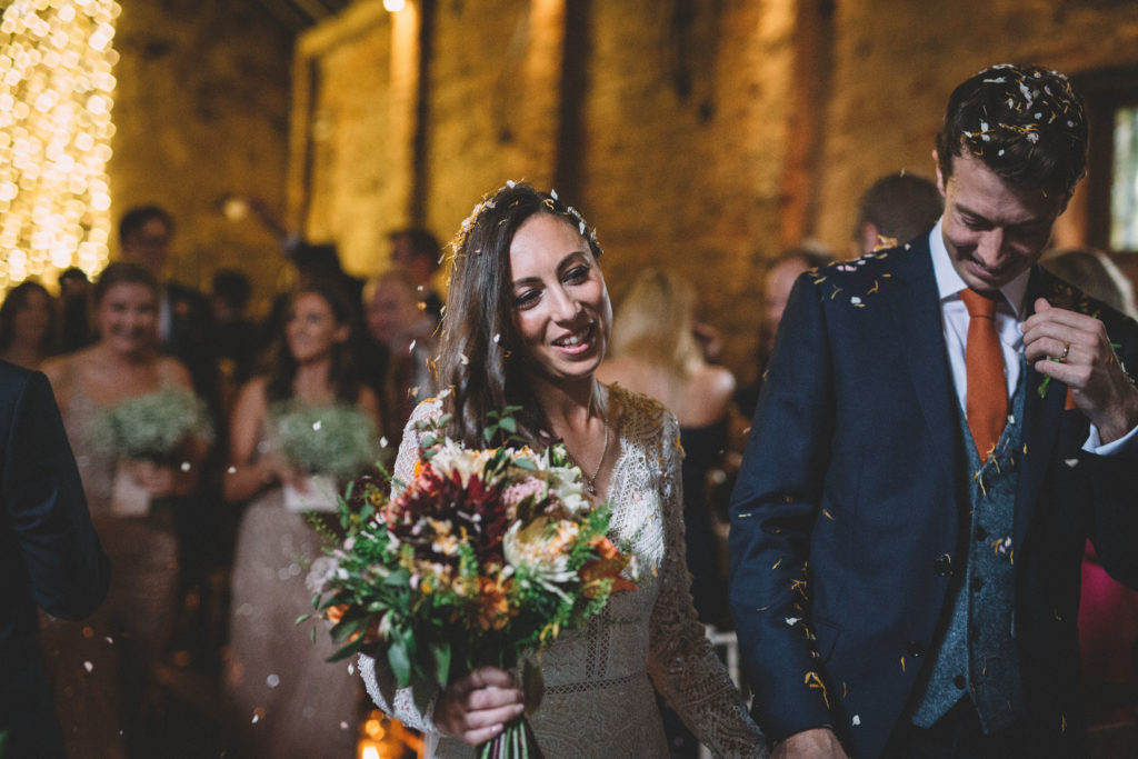 Romantic Barn Wedding in Yorkshire With Rustic Boho Styling