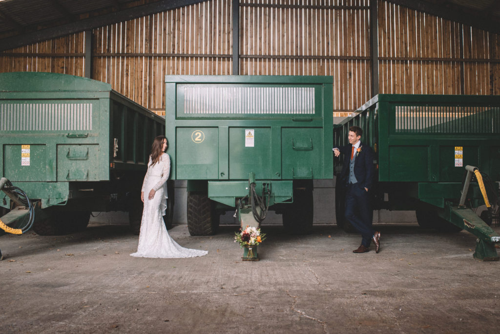 Romantic Barn Wedding in Yorkshire With Rustic Boho Styling