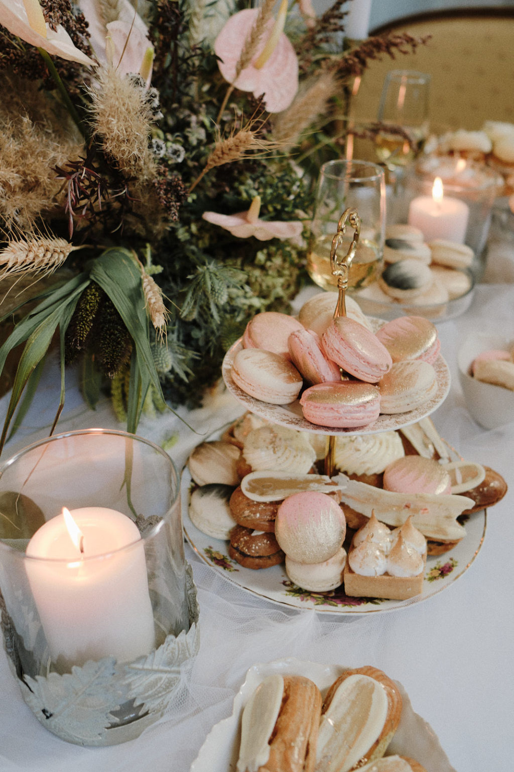 Swan Lake Wedding With Romantic Styling and Tutu and Feather Gowns 