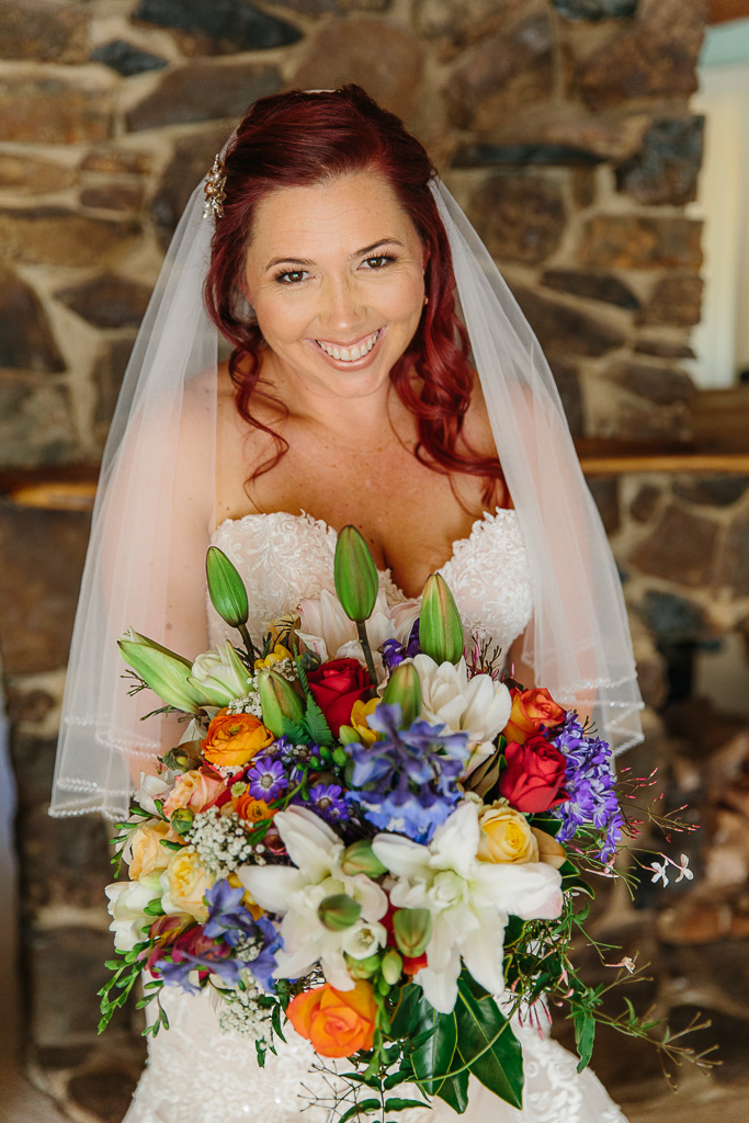 Fun Festival Wedding with Bright Florals and Rustic Vibes