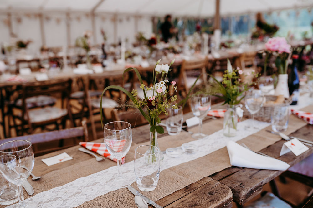 Vintage Marquee Wedding with Country Rustic Vibes 