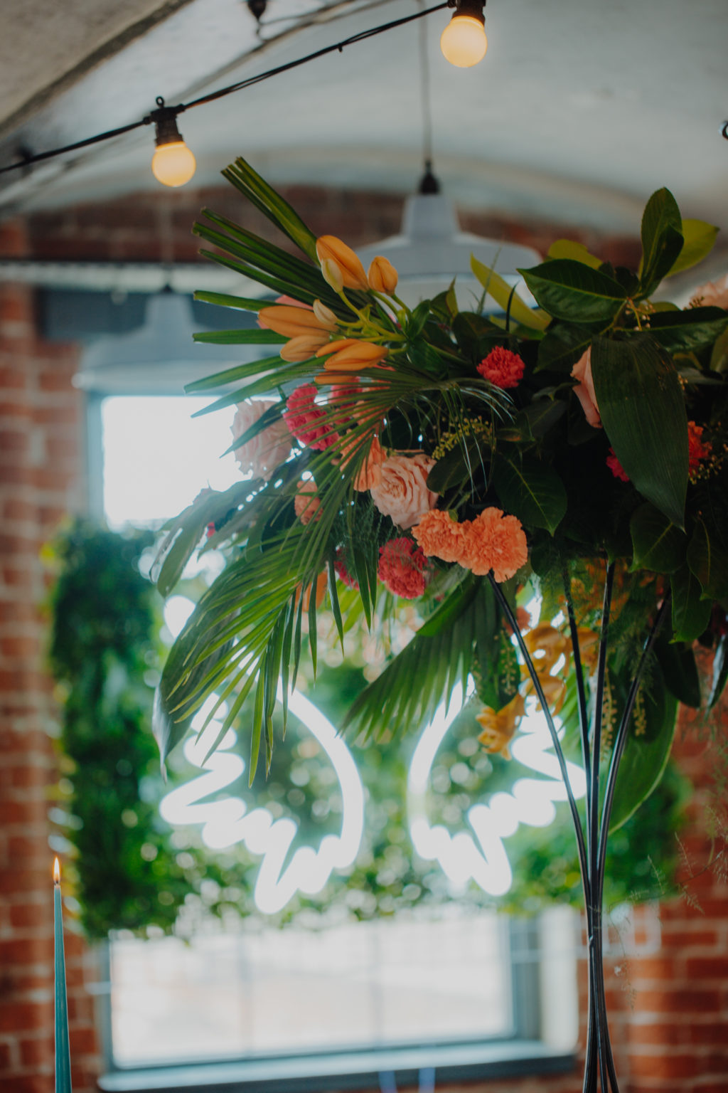 Tropical Neon Wedding Inspiration with Colourful Jungle Vibes