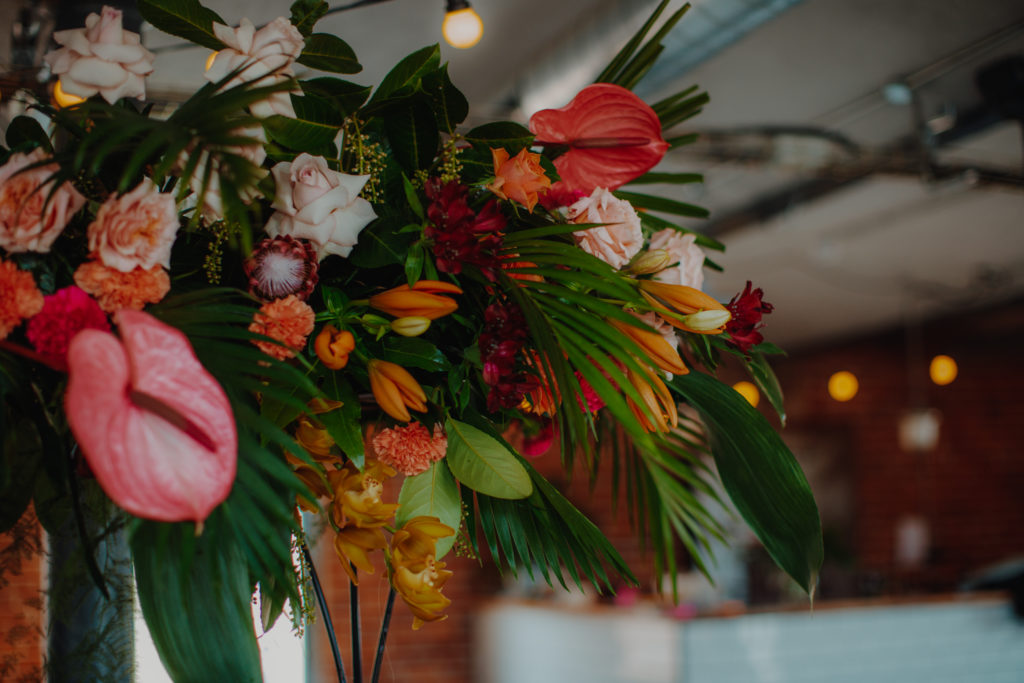 Tropical Neon Wedding Inspiration with Colourful Jungle Vibes