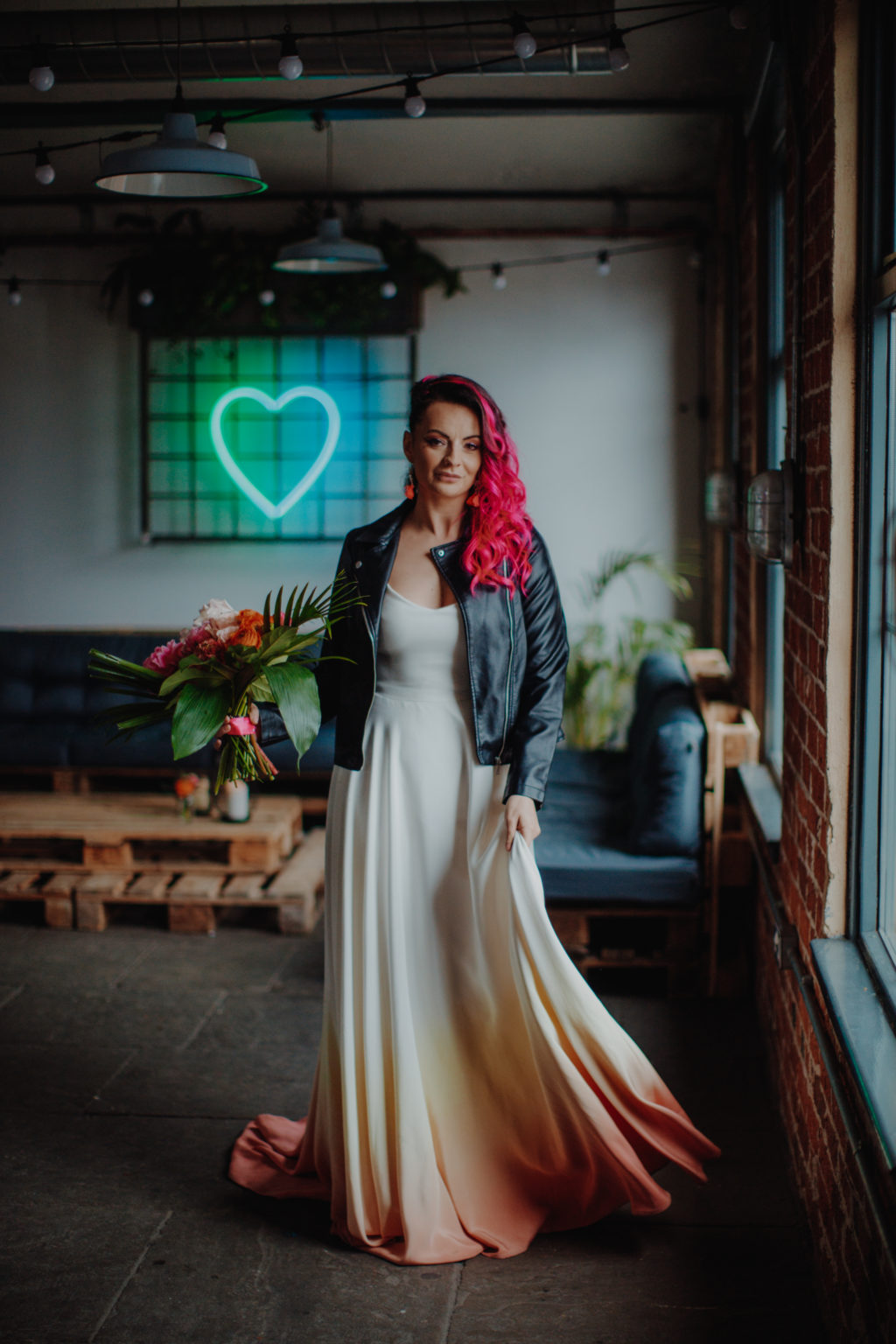 Tropical Neon Wedding Inspiration with Colourful Jungle Vibes