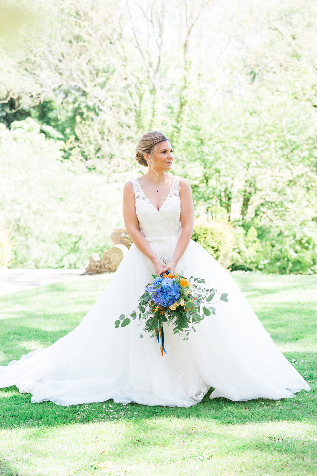 Classic English Country Wedding With Jewel Toned Styling