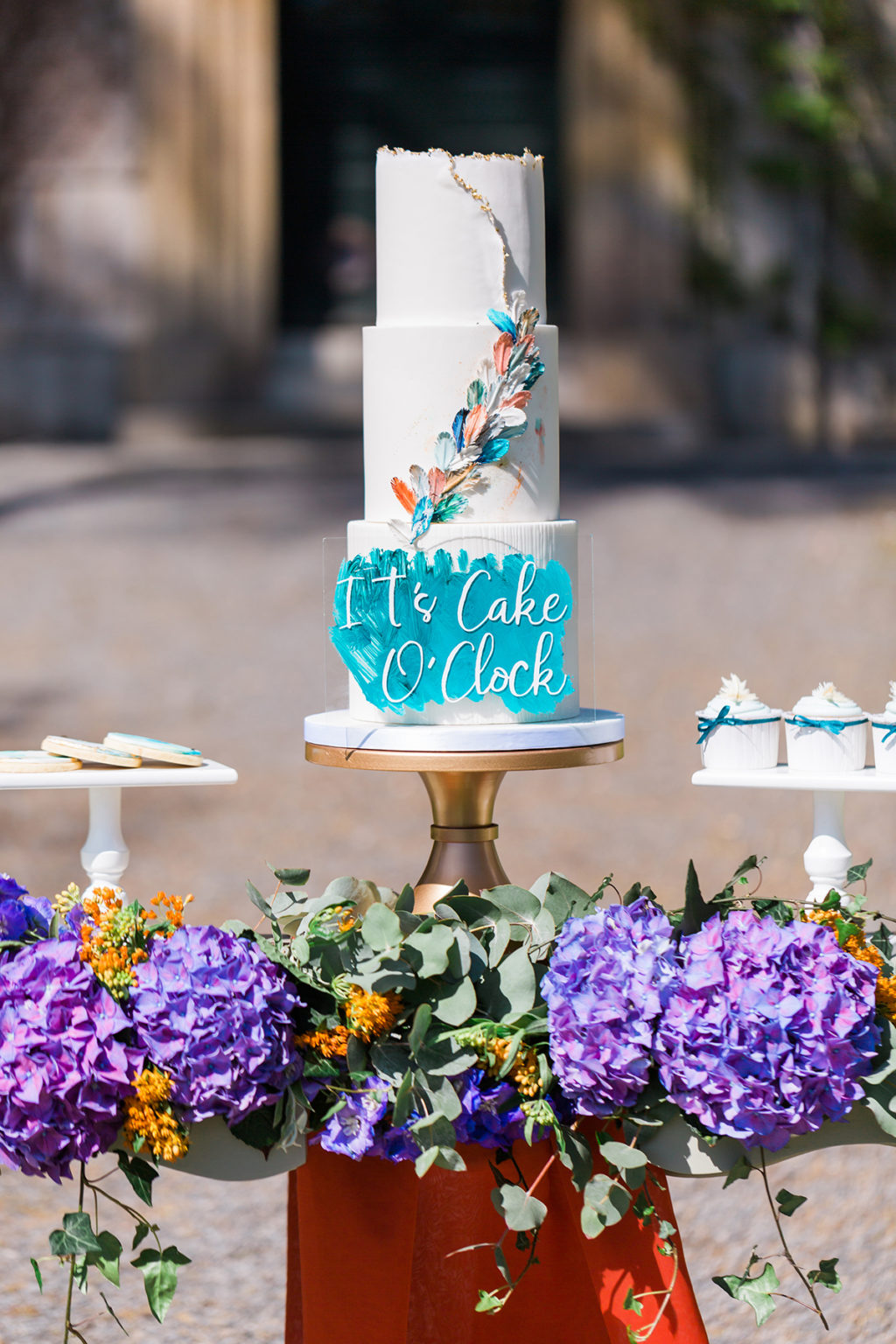 Classic English Country Wedding With Jewel Toned Styling