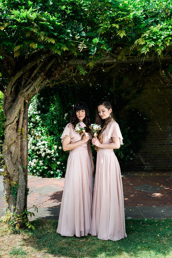 Romantic Modern Wedding With Pretty Styling and A Pink Wedding Dress