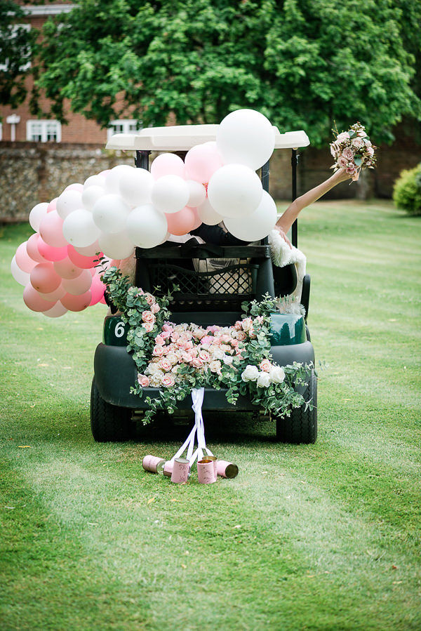 Romantic Modern Wedding With Pretty Styling and A Pink Wedding Dress