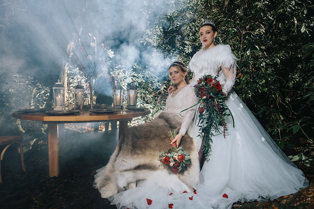 Rustic Winter Wedding With Luxury Styling and Romantic Dresses