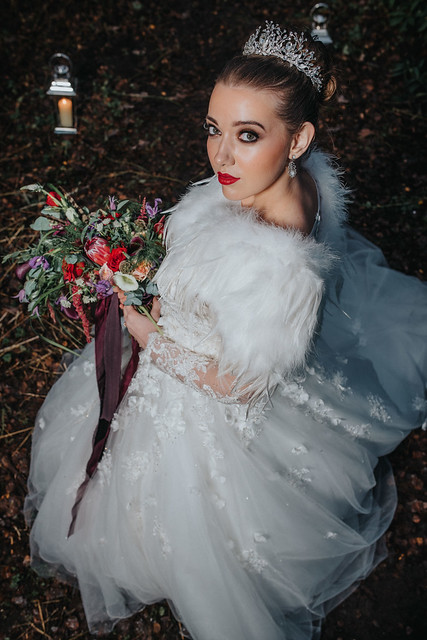 Rustic Winter Wedding With Luxury Styling and Romantic Dresses