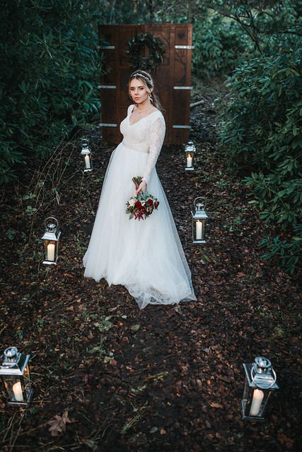 Rustic Winter Wedding With Luxury Styling and Romantic Dresses