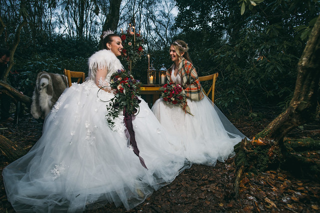 Rustic Winter Wedding With Luxury Styling and Romantic Dresses