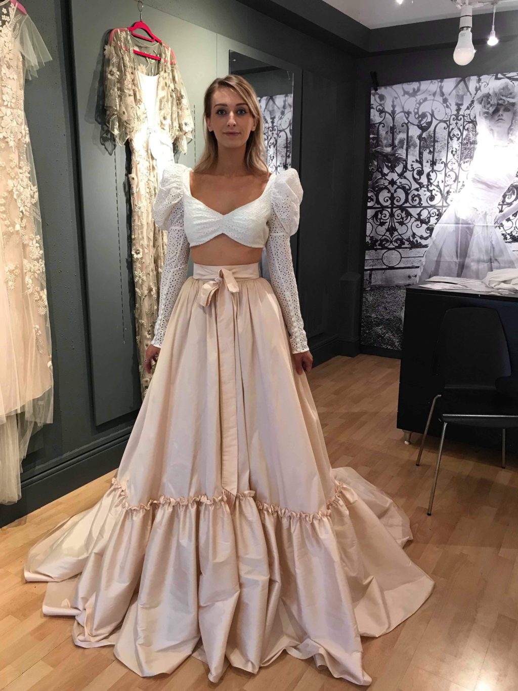 Taffeta Wedding Dress