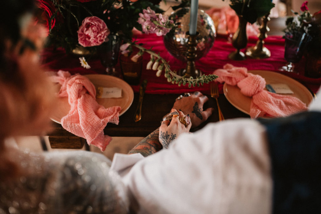 Boho Festival Wedding Inspiration With Colour Splash Rainbow Styling 