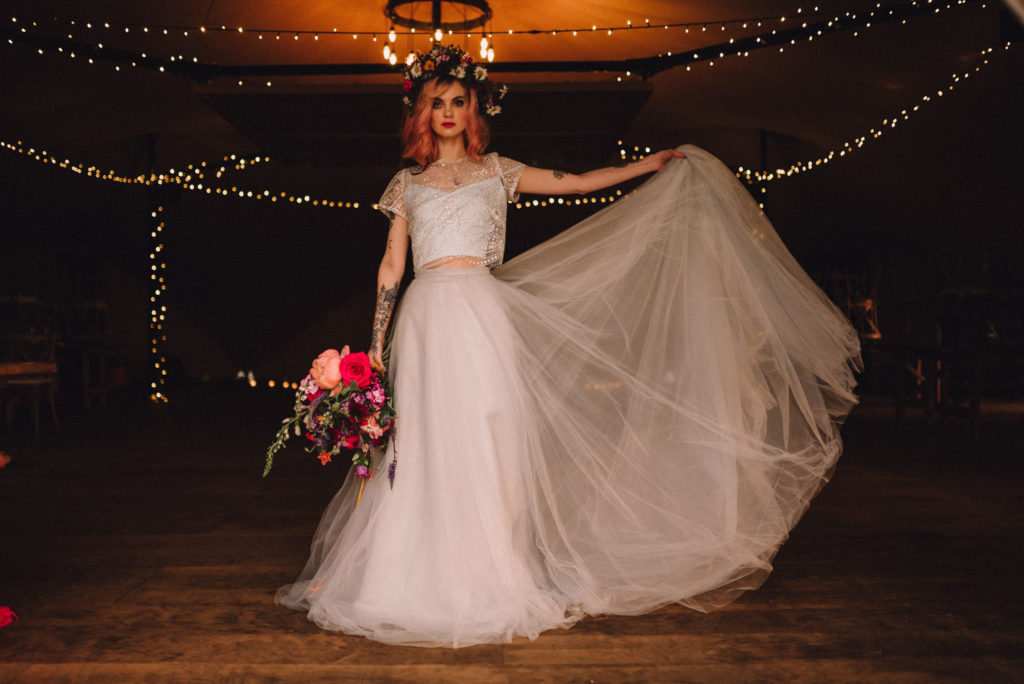 Boho Festival Wedding Inspiration With Colour Splash Rainbow Styling 