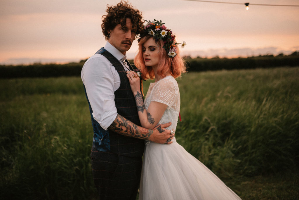 Boho Festival Wedding Inspiration With Colour Splash Rainbow Styling 