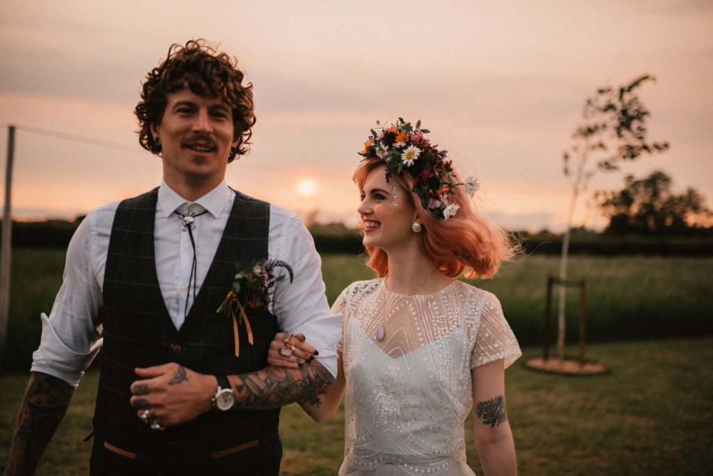 Boho Festival Wedding Inspiration With Colour Splash Rainbow Styling 